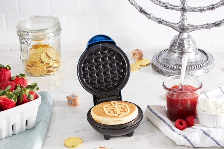 a hanukkah waffle maker is a fun hanukkah gift