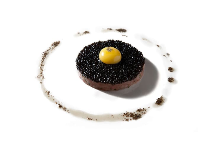 Tasting portion from the menu of Acquerello
