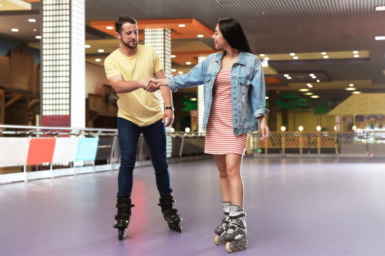 One of the fun Albuquerque date ideas is going roller skating