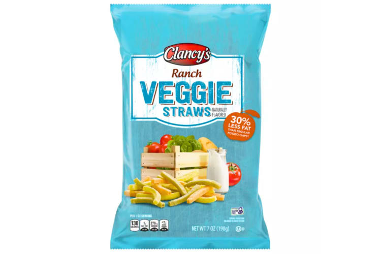 Ranch Veggie Straws are a great Aldi snack for kids and adults