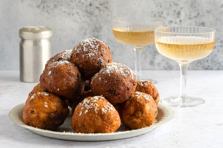 Oliebollen is an Amsterdam food enjoyed at New Year