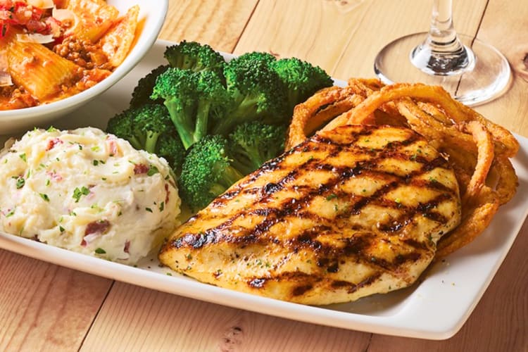 Grilled chicken breast is a classic Applebee's secret menu choice