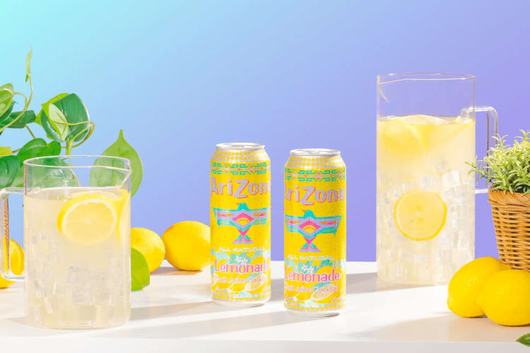 Lemonade is a delicious Arizona iced tea flavor