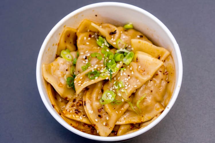 Dumplings from Gu's Dumplings are a delicious Atlanta food