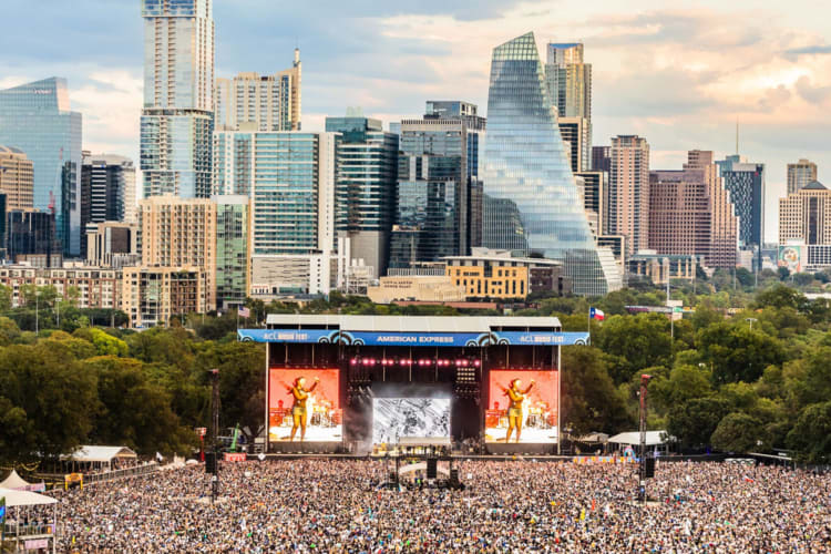 Going to Austin City Limits is one of the best birthday in Austin ideas