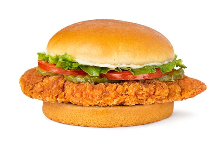 This fast food chicken sandwich from Whataburger is sure to hit the spot. 