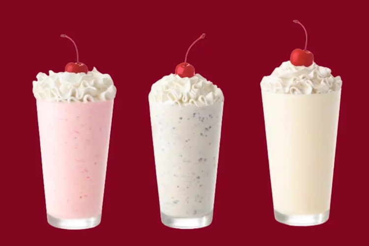 Chick-fil-A milkshakes 
