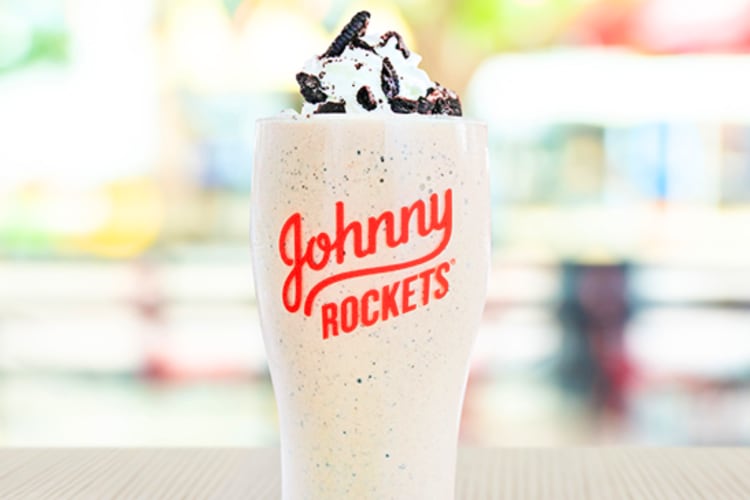 Johnny Rocket's milkshake 