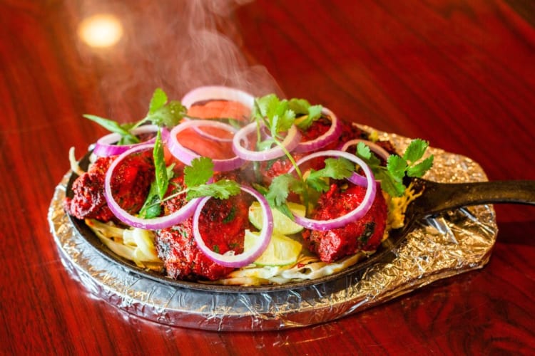 Try this vibrant curry at this Indian restaurant in Austin. 