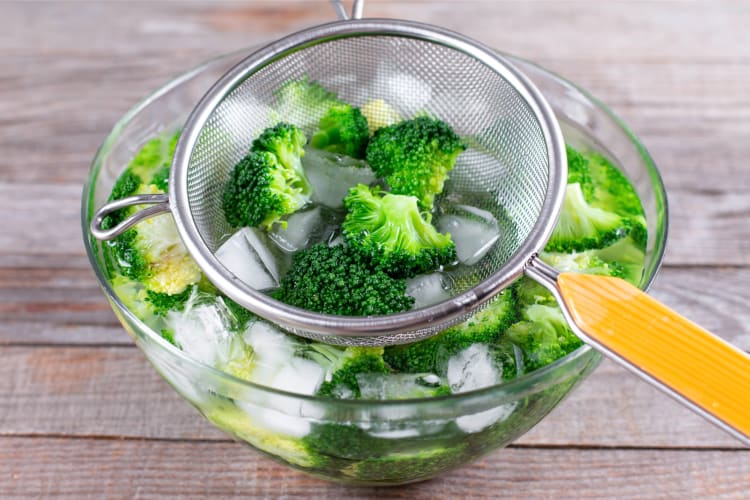 You can freeze broccoli by blanching - boiling the broccoli