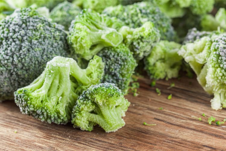 Frozen broccoli