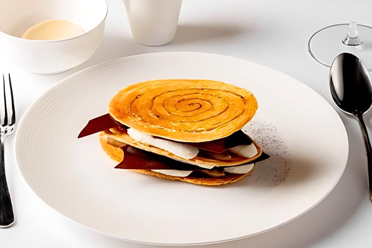 Try the Peach melba for a romantic dessert in London. 