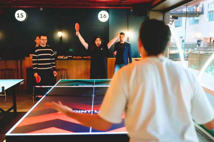 Bring out your ping-pong prowess at this team building activity in London. 