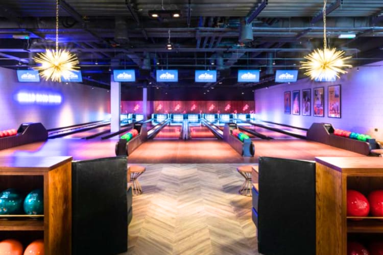 Go bowling at this team building activity in London. 