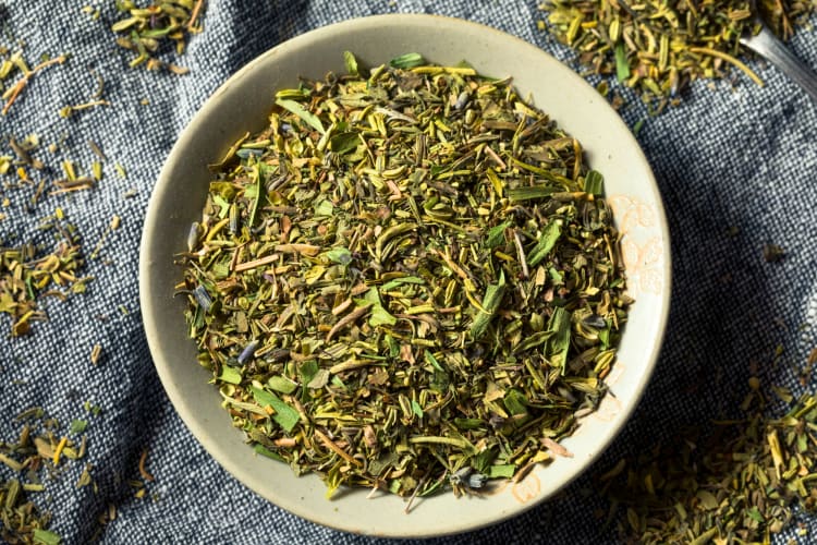 Many inclusions on this list of spices go into making Herbes de Provence, including sage.
