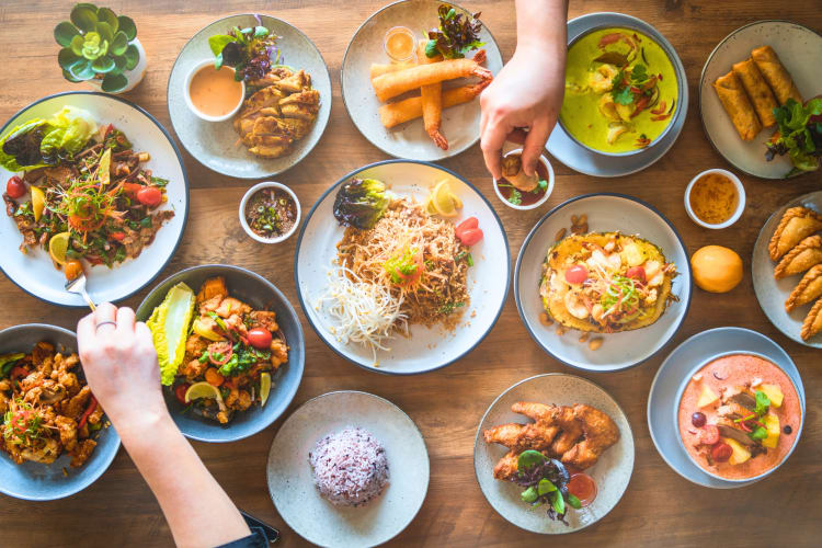For this dinner party theme make cuisine from around the world like sushi, pasta, curry and more. 