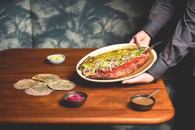 At this Madrid restaurant try freshly grilled sea bass with a salad on the side. 