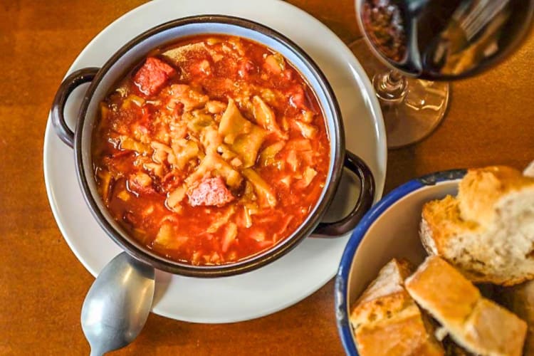 A delicious stew can be found at this Madrid restaurant. 