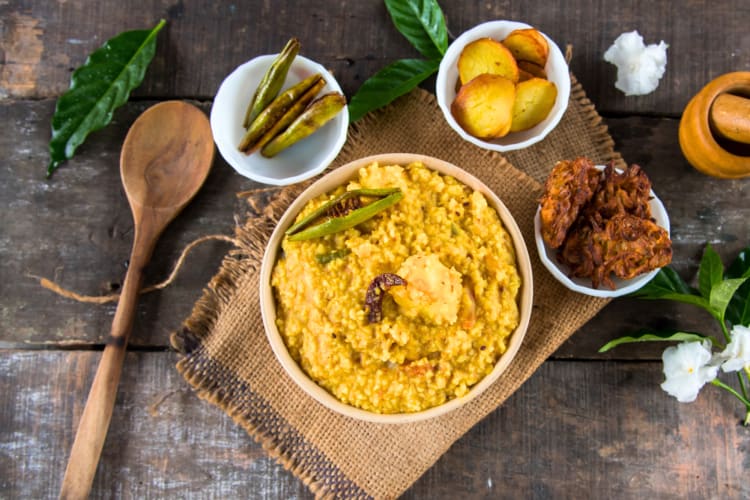 This North Indian food is a combination of rice and mung beans.