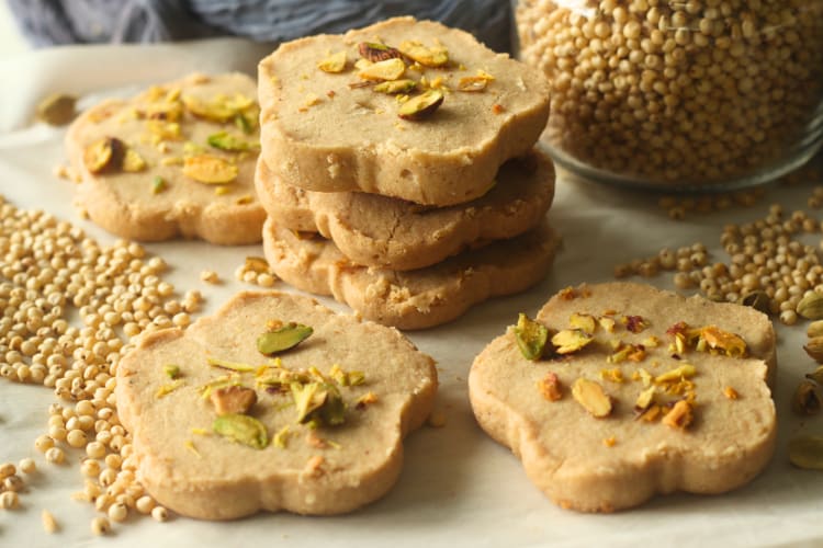 nankhatai is the North Indian food that looks very similar to Western shortbread cookies.