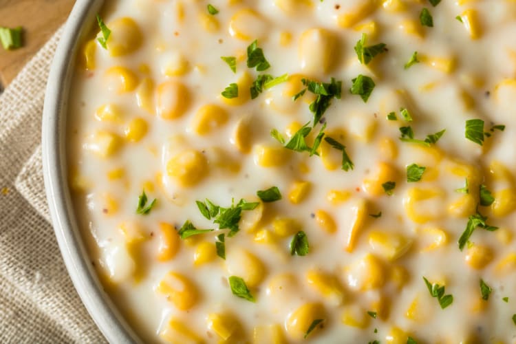 creamed corn