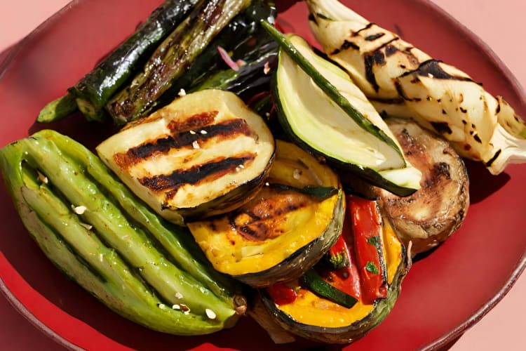 A Grilled Vegetable Plate is on the House of Rib secret menu