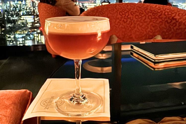 this is a glamorous rooftop bar in nyc
