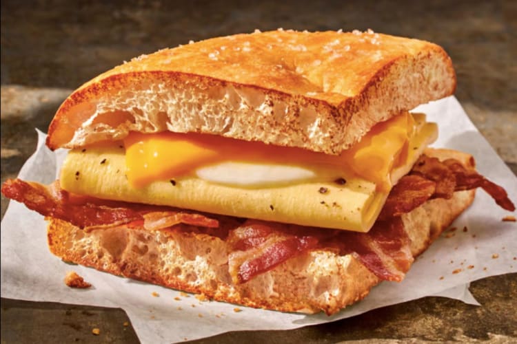 The Bacon Double Take Panera breakfast menu