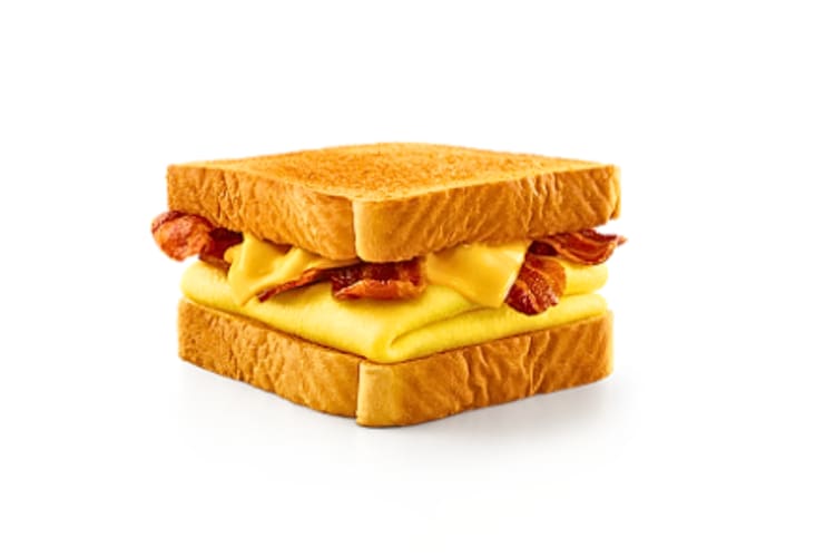 Bacon, egg & cheese breakfast toaster from Sonic