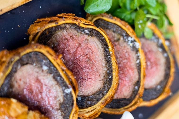 A beef Wellington from London.