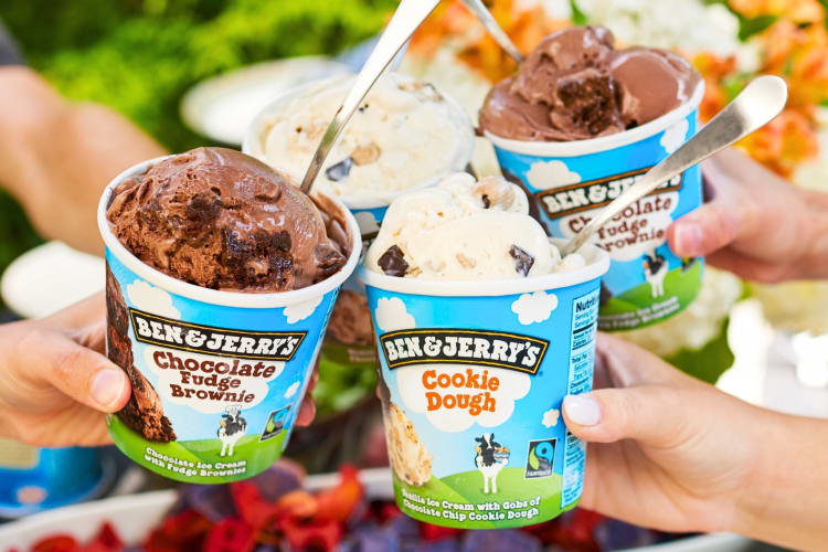 There are many Ben and Jerry's flavors to try