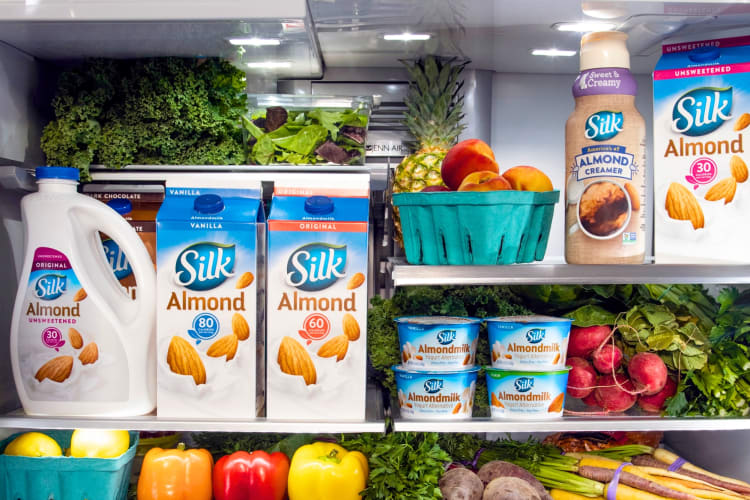 Silk is one of the best almond milk brands found in many stores