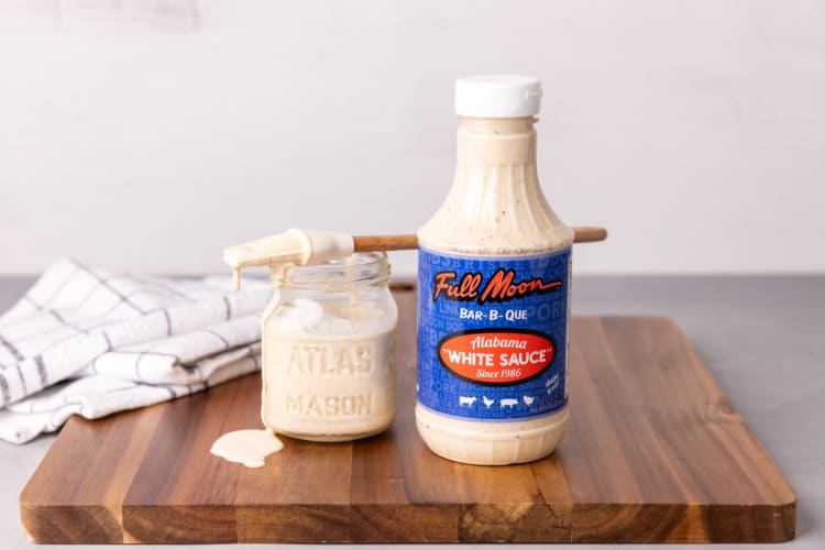A unique pick of the best BBQ sauce is Full Moon Alabama White BBQ Sauce