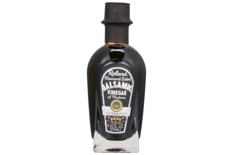 A bottle of Roland Food Diamond label balsamic vinegar