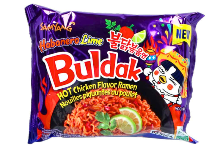 Habanero Lime is a unique Baldak Ramen flavor