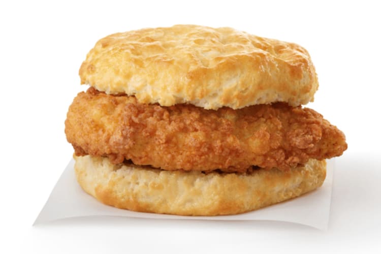 One of the best orders from Chick-fil-A is the chicken biscuit