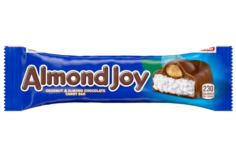 An Almond Joy candy bar 