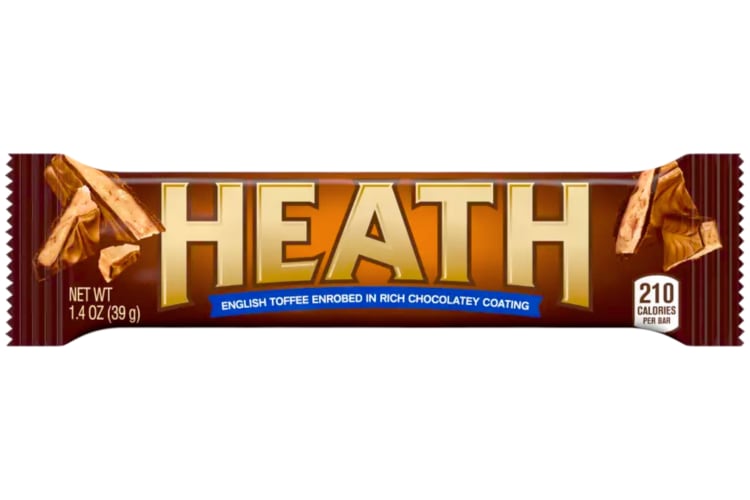 A Heath bar is one of the best chocolate bars