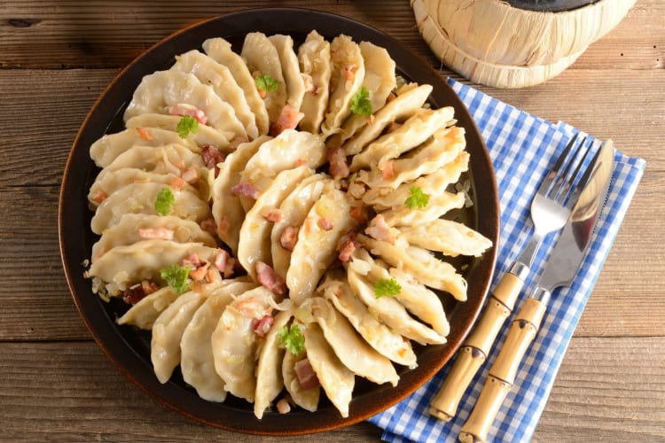 Pierogies are a popular Cleveland food