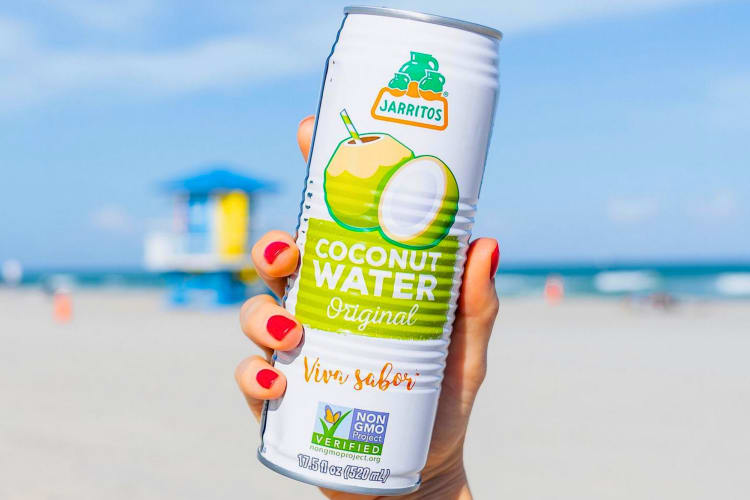 Jarritos sells some of the best coconut water