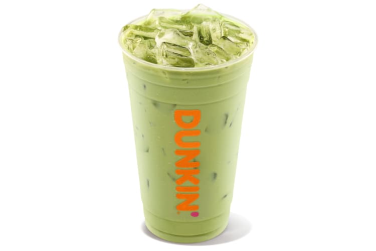 Matcha Latte is one of the best Dunkin' drinks