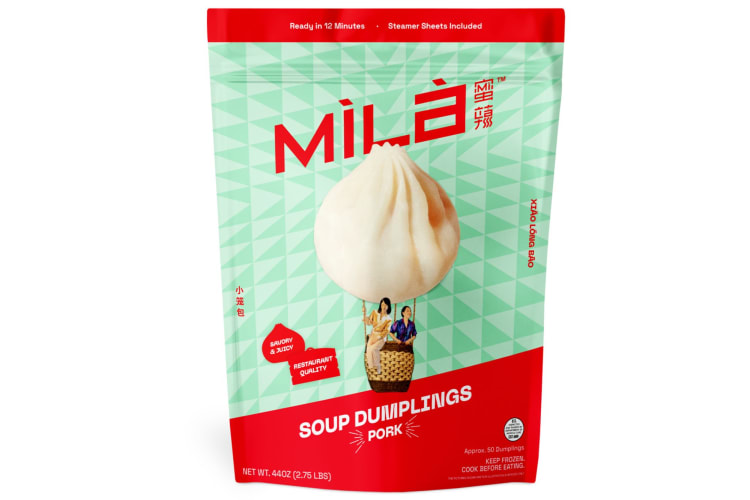 A packet of Mila Pork Soup Dumplings