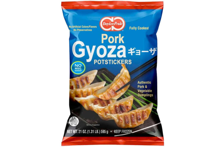 A packet of pork gyoza by Day-Lee Pride