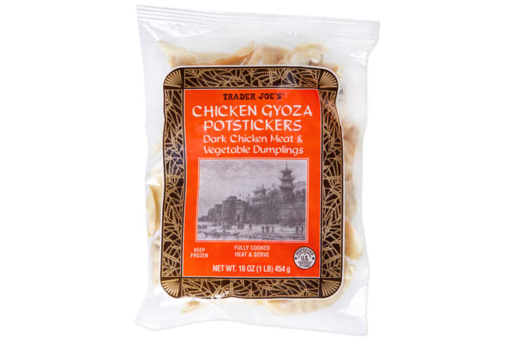 A pack of Trader Joe's Chicken Gyoza Potstickers
