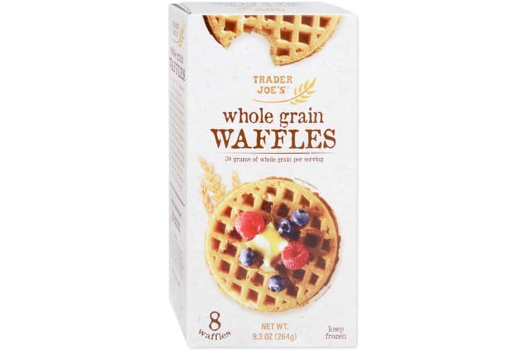 Trader Joe's makes some of the best frozen waffles with whole grains
