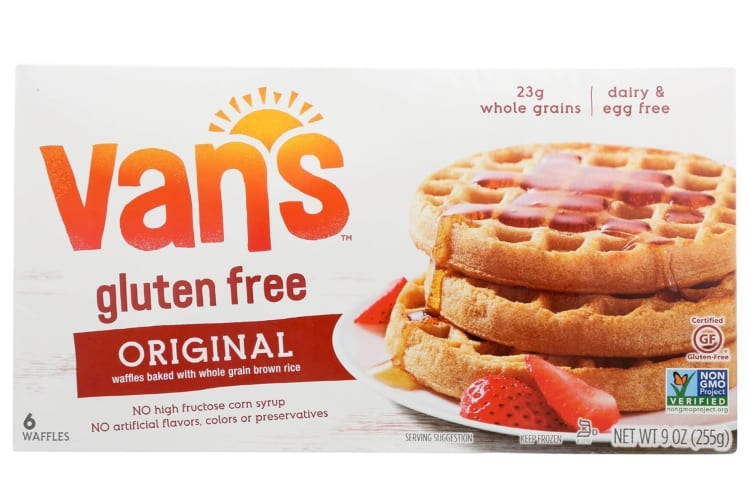 Van's is one of the best frozen waffle brands for gluten-free diners