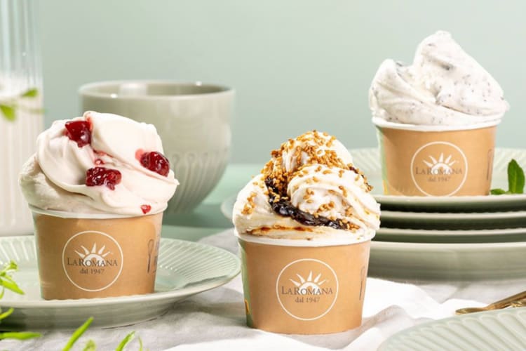Some of the best gelato in Rome is found at Gelateria La Romana 