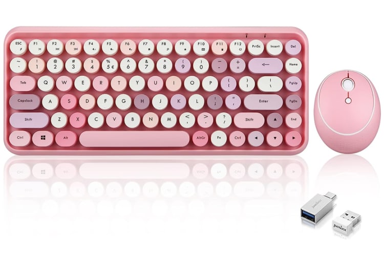 A wireless keyboard is one of the good gifts for Women who work at home