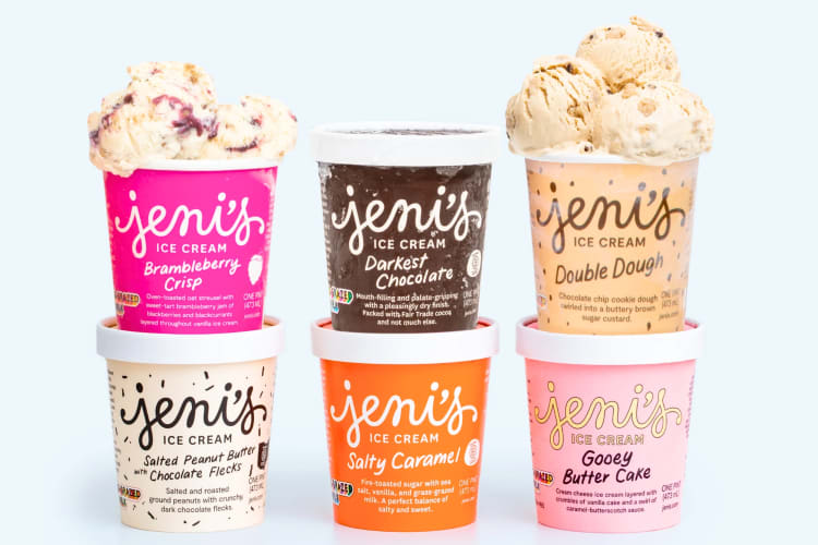 Some of the best grocery store ice cream is from Jeni's 