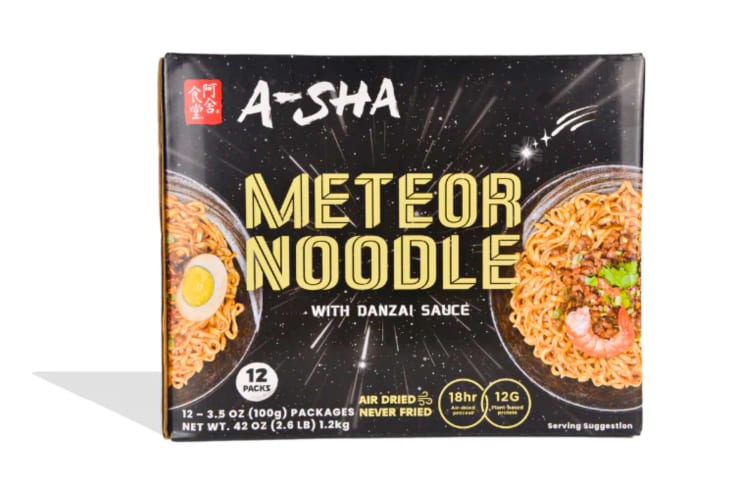 A black box of Meteor Noodles 
